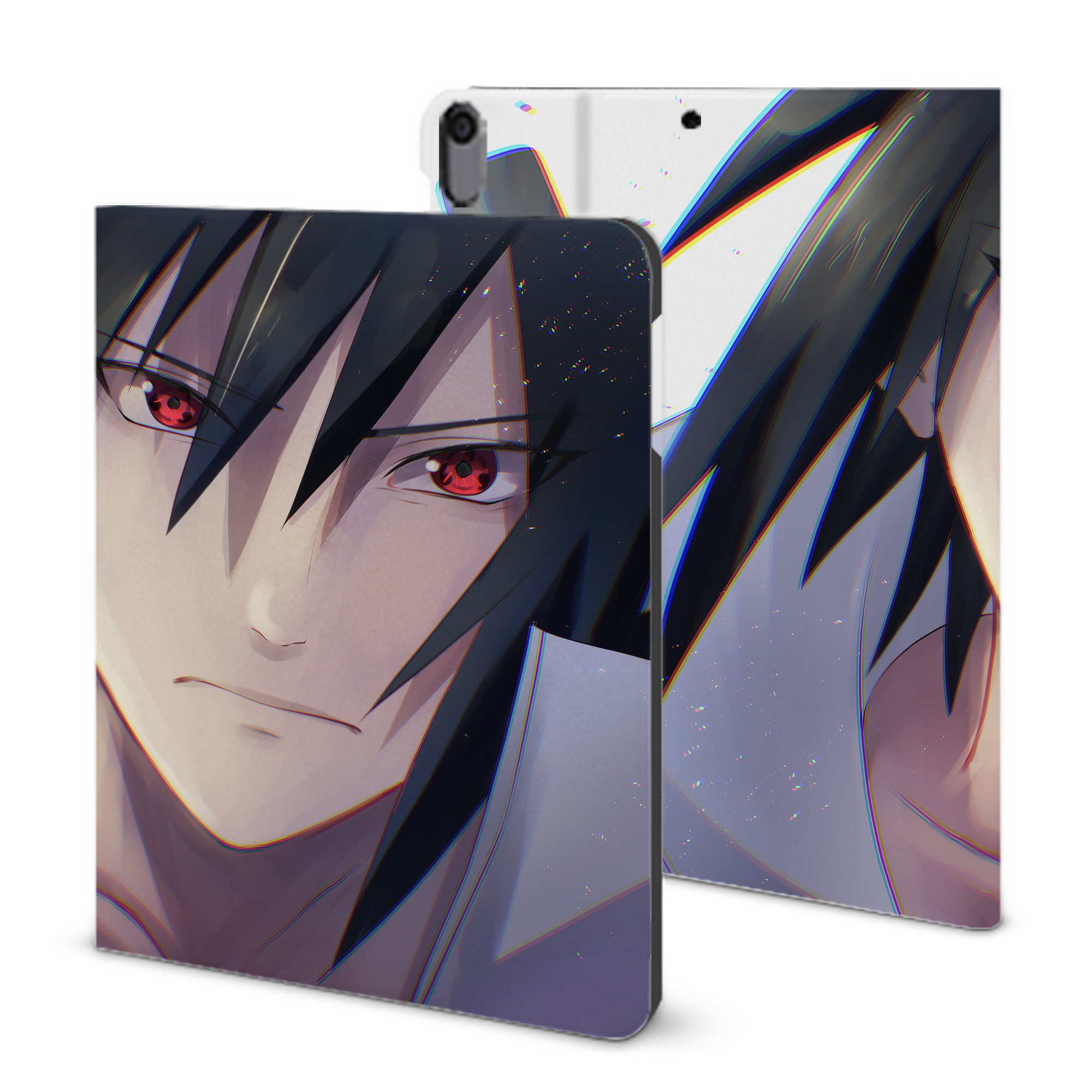 （画像用） NARUTO -ナルト- NARUTO -ナルト- 疾風伝 IPad ケース ブック型 PUレザー TPU 耐衝撃 軽量 薄型 ペン収納なし 全面保護 IPad 各モデル対応